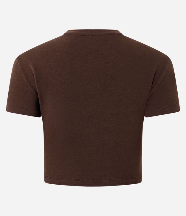 Blusa Cropped Manga Corta en Cotton 6