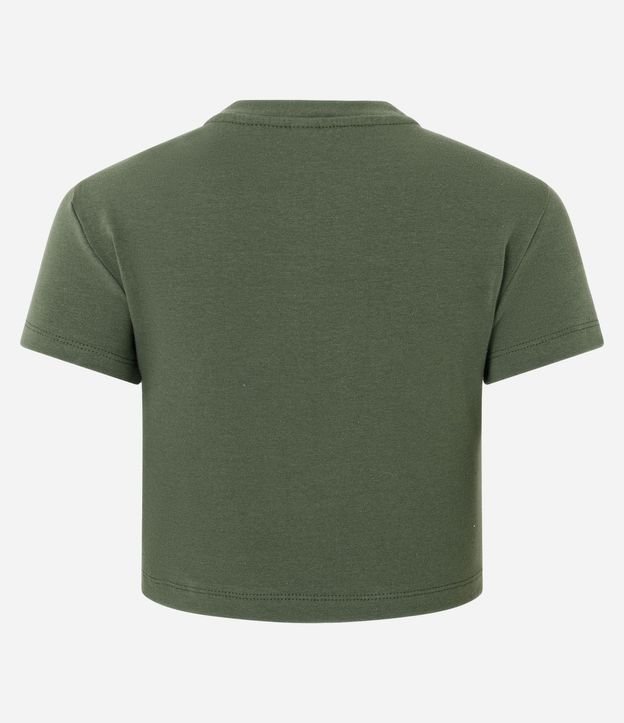 Blusa Cropped Manga Corta en Cotton 6