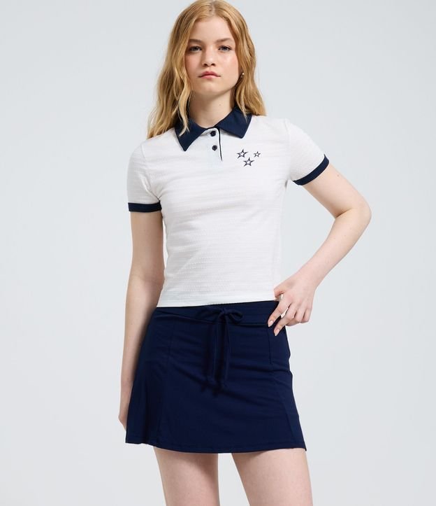 Short Pollera en Viscosa con Lazo 2