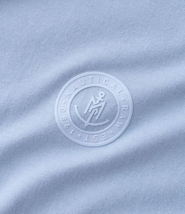 Remera Comfort en Algodón con Selo Náutico Âncora 7