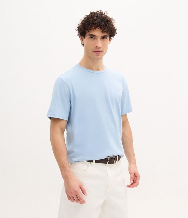 Remera Comfort en Algodón con Selo Náutico Âncora