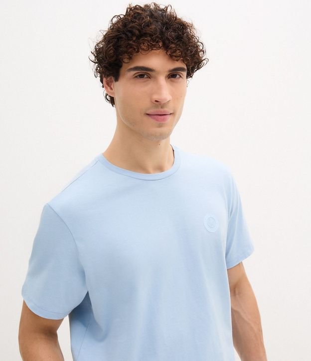 Remera Comfort en Algodón con Selo Náutico Âncora 3