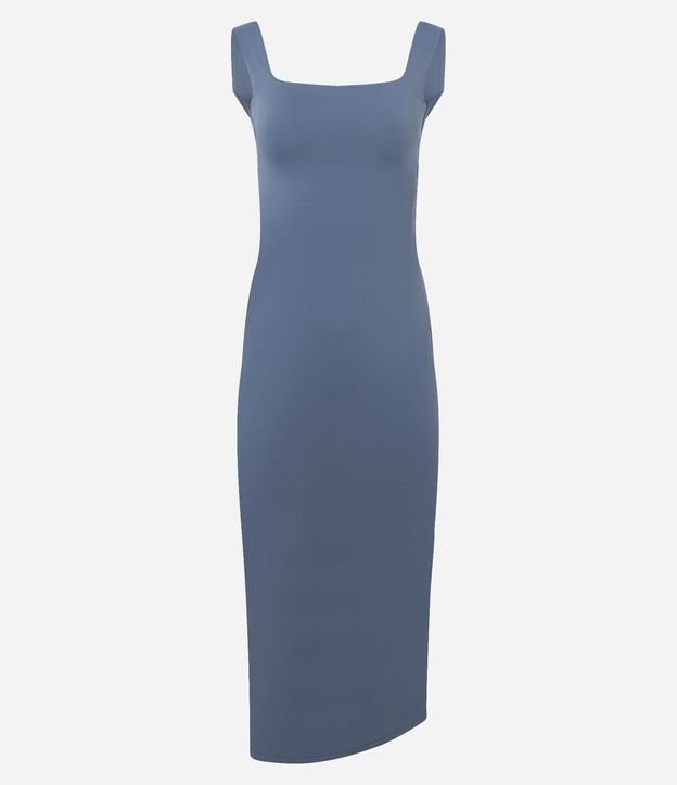 Vestido Long Midi en Poliamida con Escote en la Espalda 5