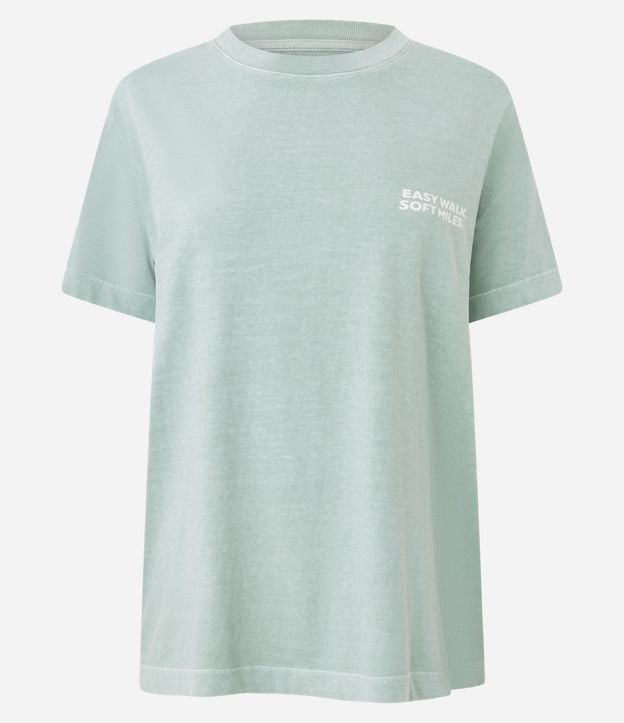 Remera Oversized Deportiva en Algodón con Lettering 5