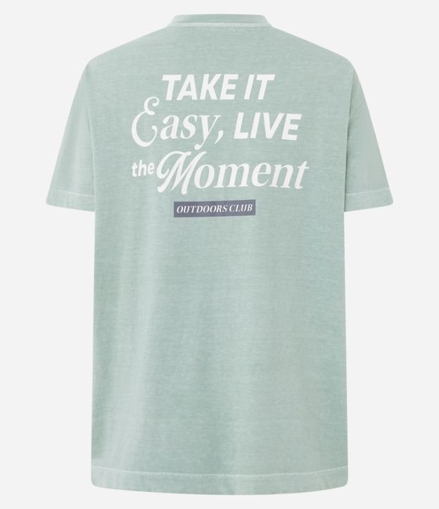 Remera Oversized Deportiva en Algodón con Lettering 6