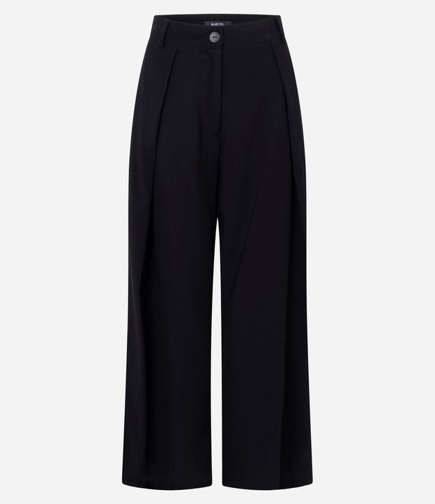 Pantalón Wide Leg Sastre con Cintura Traspasado 1