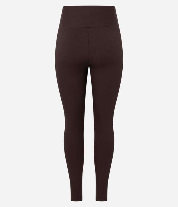 Pantalón Legging Acanalada en Microfibra 7