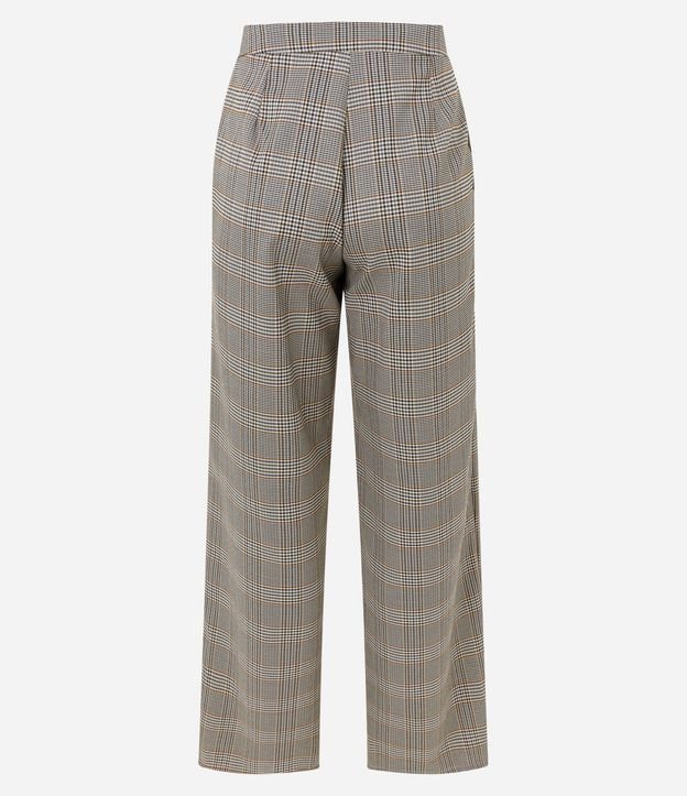 Pantalón Sastre con Estampa de Cuadros 6
