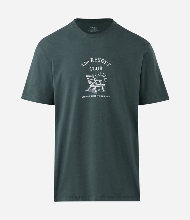 Remera en Algodón con Estampa Resort Club 4