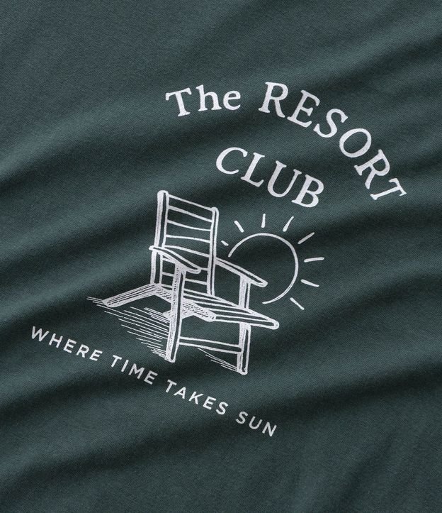 Remera en Algodón con Estampa Resort Club 7