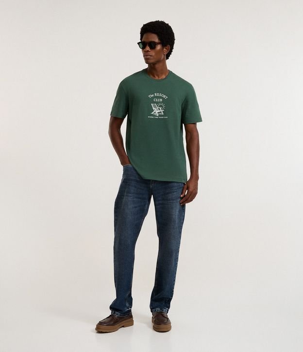 Remera en Algodón con Estampa Resort Club 2