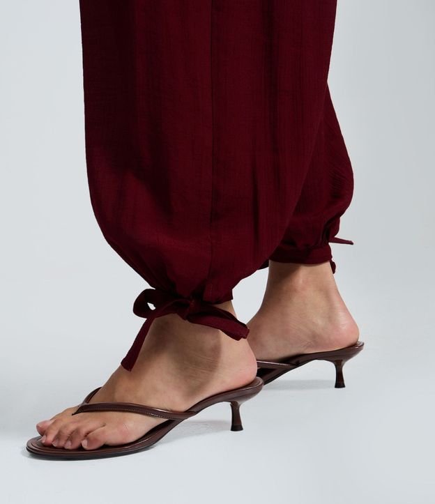 Pantalón Aladim en Crepé con Lazo en el Ruedo 5