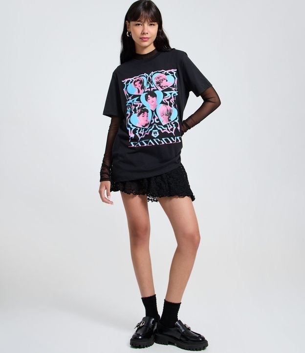 Remera en Algodón con Corazones K-Pop Demon Hunters 2