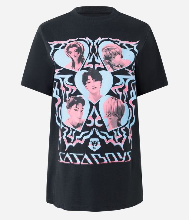 Remera en Algodón con Corazones K-Pop Demon Hunters 3