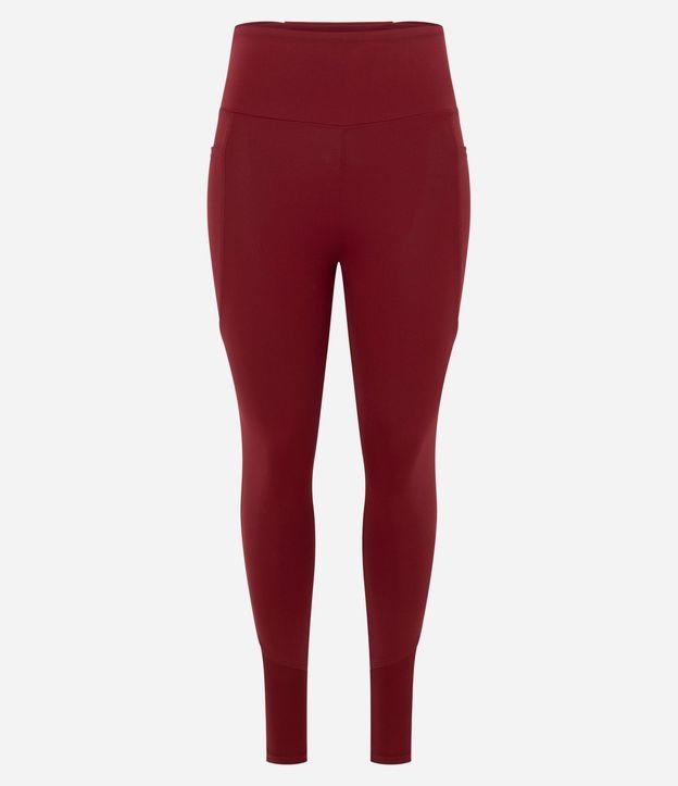 Pantalón Legging Deportiva con Recorte Canelado y Bolsillo Lateral 5