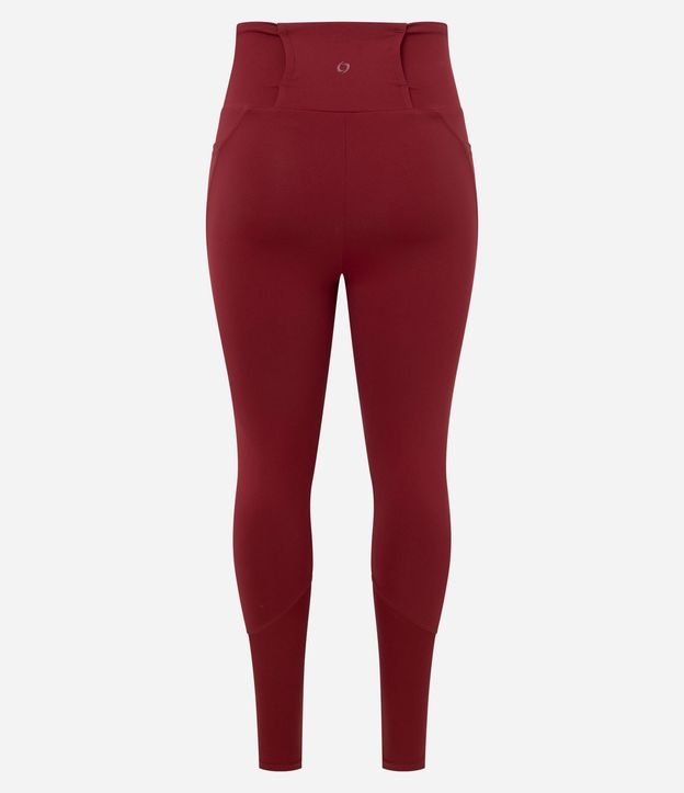 Pantalón Legging Deportiva con Recorte Canelado y Bolsillo Lateral 6