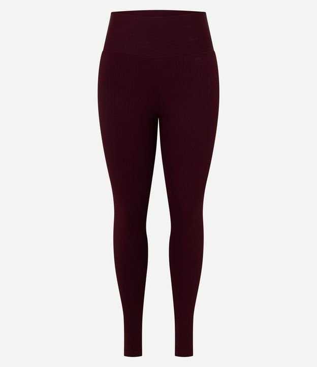 Pantalón Legging Acanalada en Microfibra 5