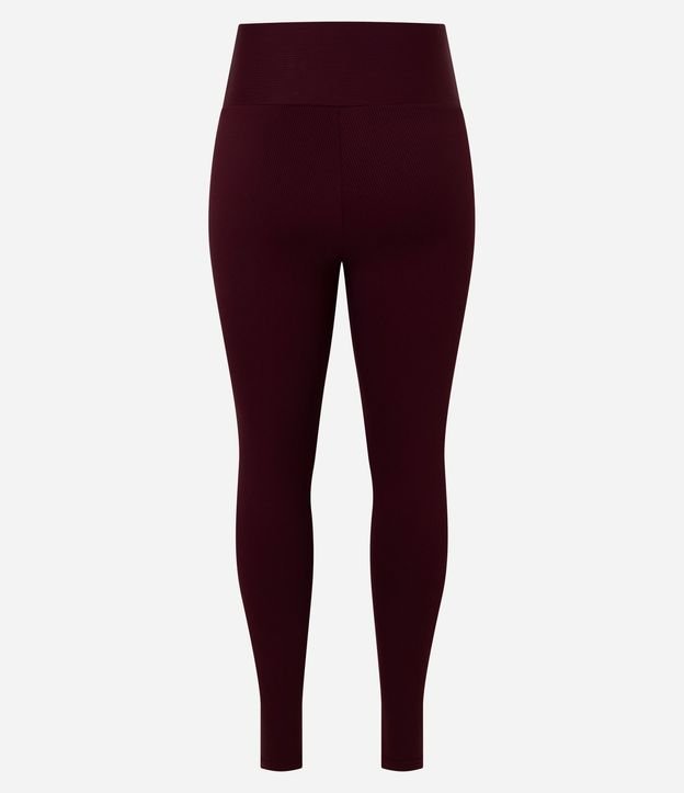 Pantalón Legging Acanalada en Microfibra 7