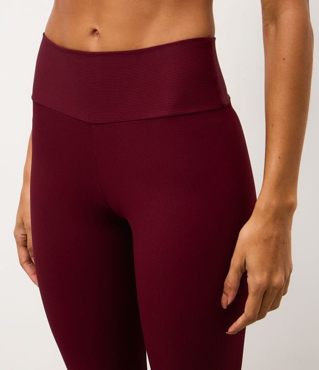 Pantalón Legging Acanalada en Microfibra 3