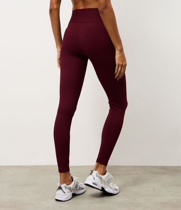 Pantalón Legging Acanalada en Microfibra 4