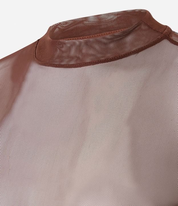 Remera Segunda Piel en Tule Manga Larga 4