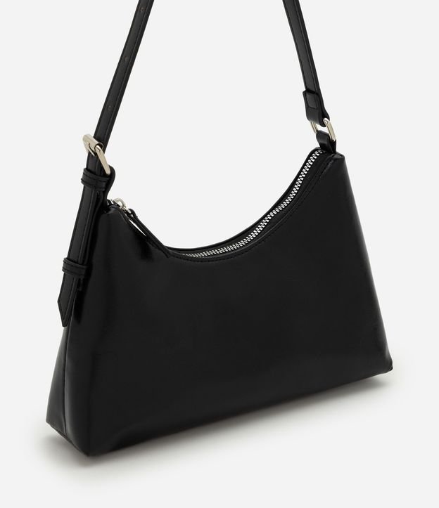 Cartera Baguette Pequeña en PU con Asa Ajustable 1