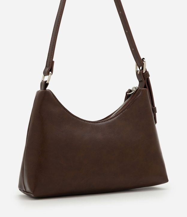Cartera Baguette Pequeña en PU con Asa Ajustable 4