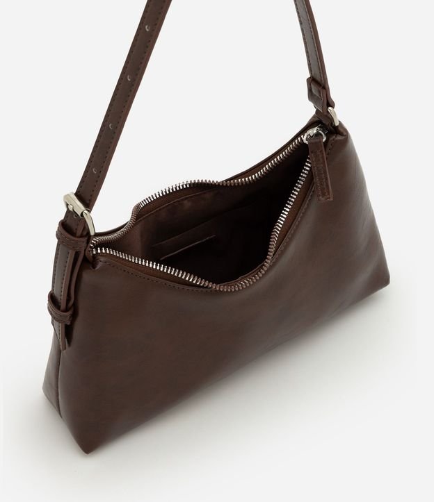 Cartera Baguette Pequeña en PU con Asa Ajustable 8