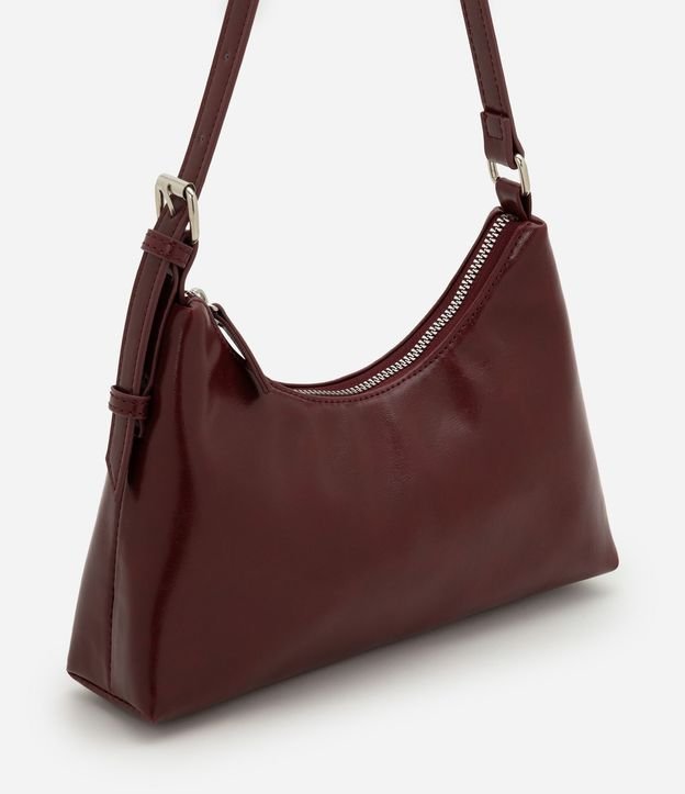 Cartera Baguette Pequeña en PU con Asa Ajustable