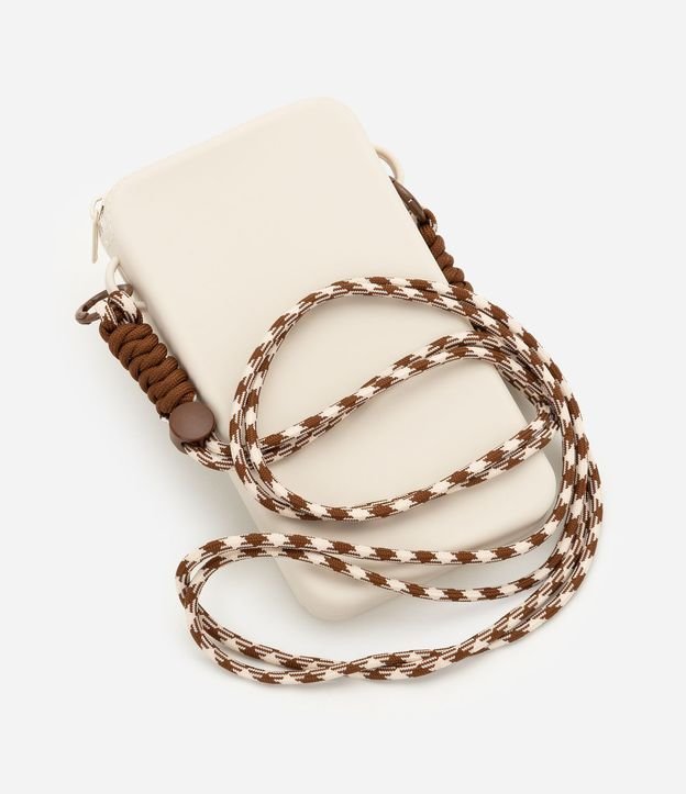 Porta Celular en Silicone con Asa Larga Trenzada 4