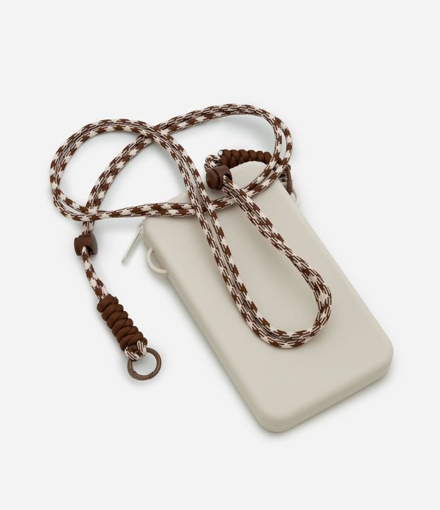 Porta Celular en Silicone con Asa Larga Trenzada 5