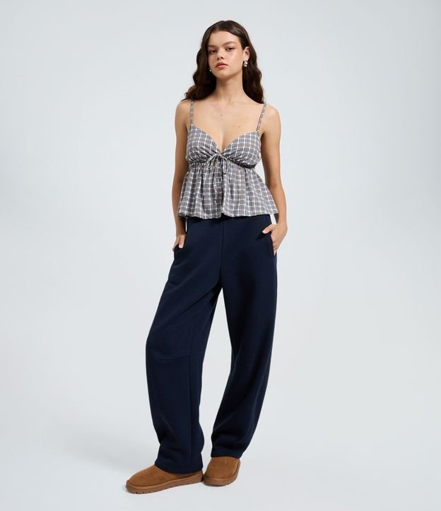 Pantalón Barrel de Algodón 1