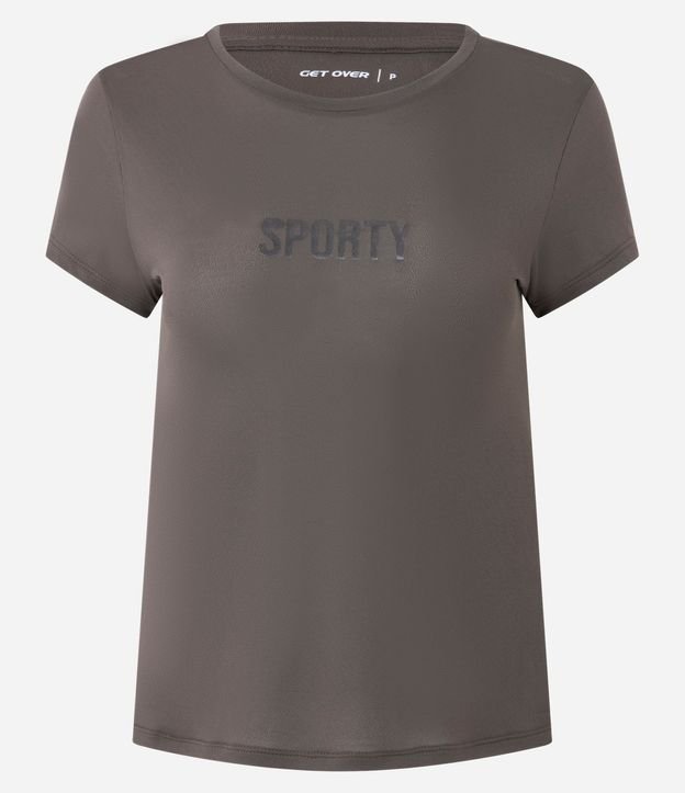 Remera Deportiva en Crepé con Lettering “Sporty” 3
