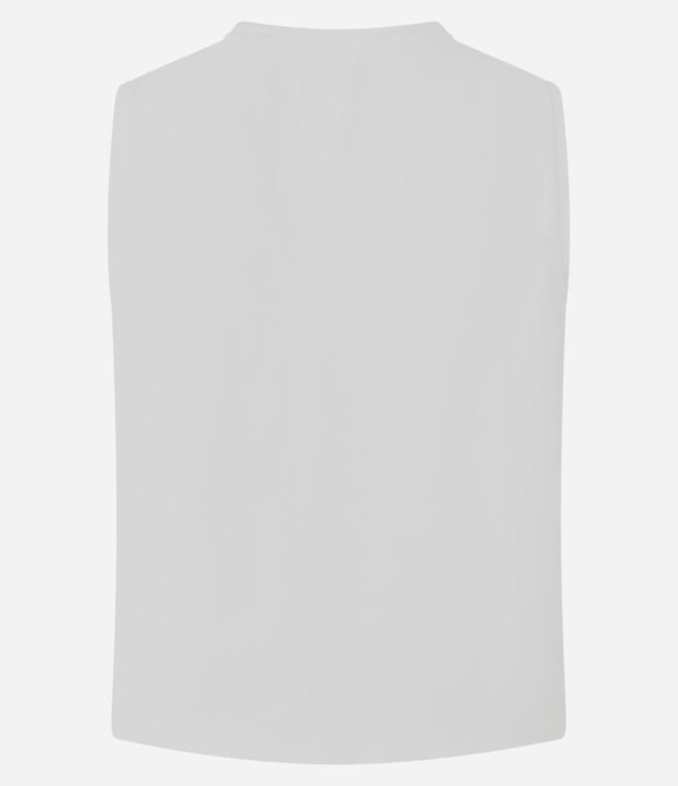 Musculosa Cropped Deportiva en Microfibra con Ruedo Traspasada 6