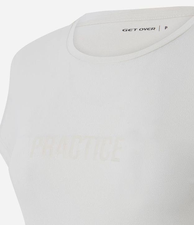 Remera Deportiva con Estampa Lettering Practice en Gel 6