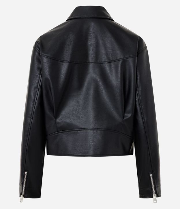 Campera en PU con Cierre por Cremallera y Bolsillos Funcionales 7