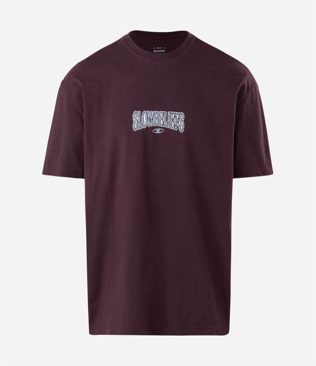 Remera Relaxed en Algodón con Lettering 5