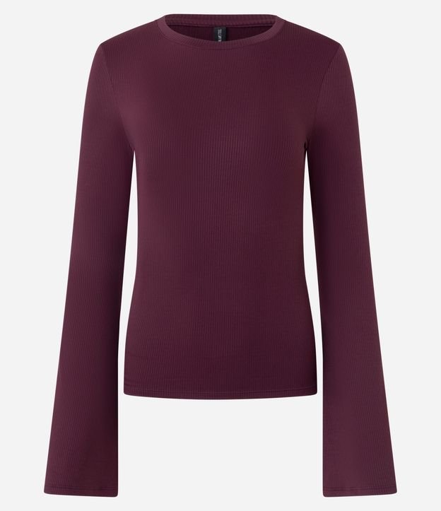 Blusa en Rib con Manga Sino 5