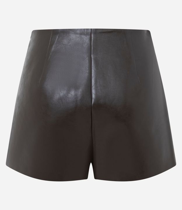 Short Pollera en PU con Cinturón 6