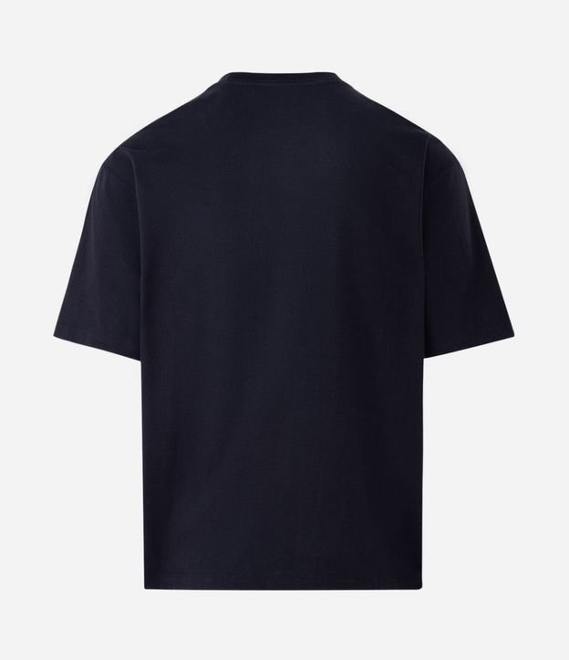 Remera Boxy en Algodón con Lettering Bordado 5