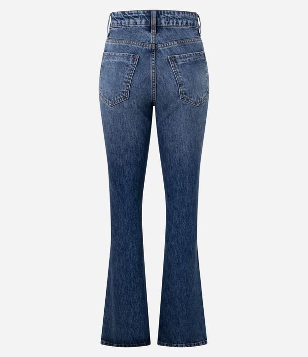 Pantalón Flare en Jeans con Cintura Mediana Five Pockets 6