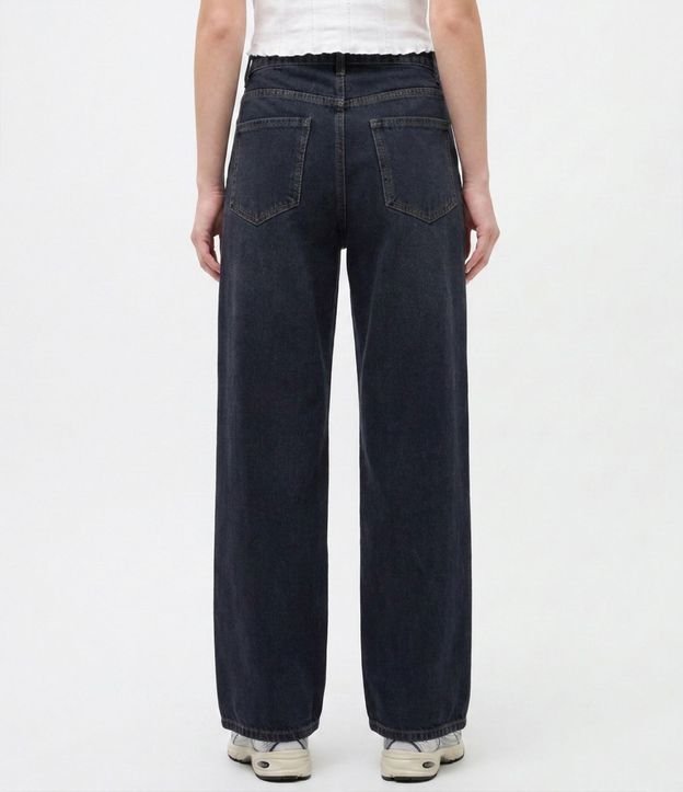 Pantalón Wide Leg en Jeans con Cintura Baja 3