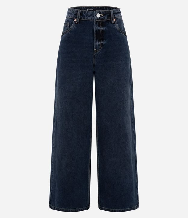 Pantalón Wide Leg en Jeans con Cintura Baja 5