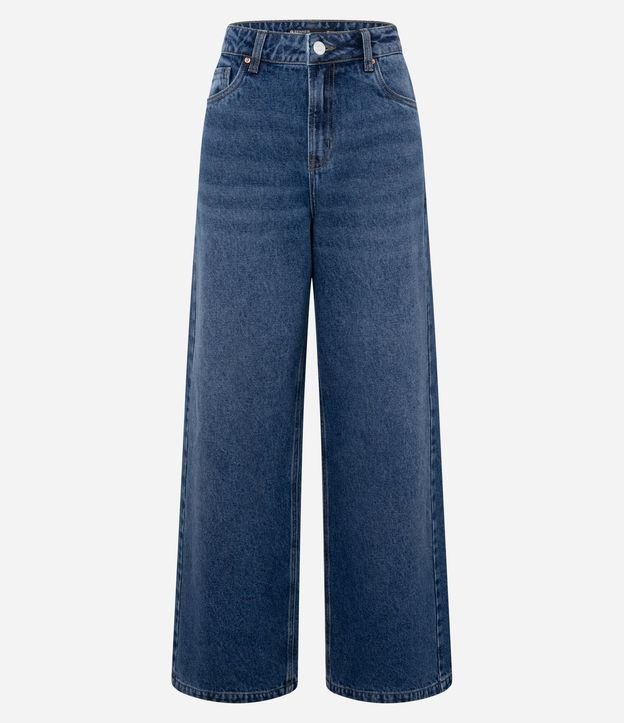 Pantalón Wide Leg en Jeans con Cintura Baja 5