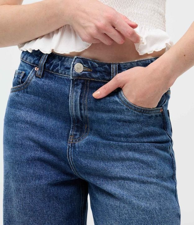 Pantalón Wide Leg en Jeans con Cintura Baja 4