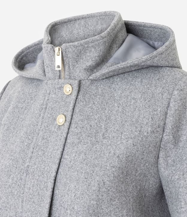 Saco con Capucha y Cuello Alto 7