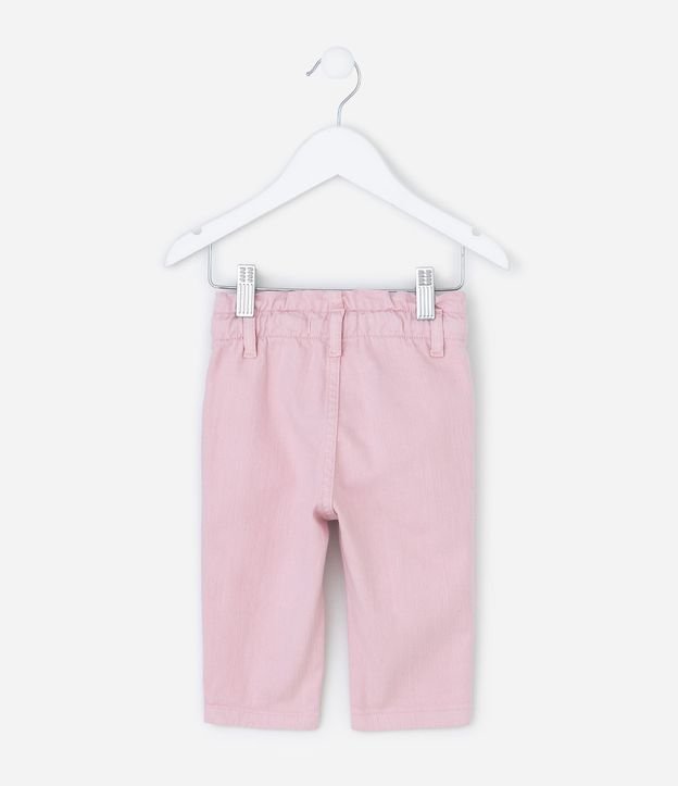 Pantalón Infantil en Sarga con Lavado Desteñido – Talle 3 a 18 Meses 2