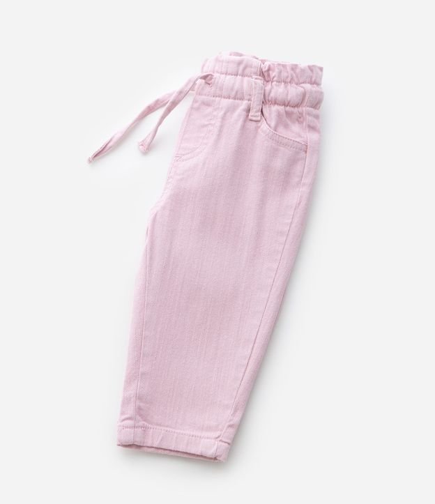 Pantalón Infantil en Sarga con Lavado Desteñido – Talle 3 a 18 Meses 4