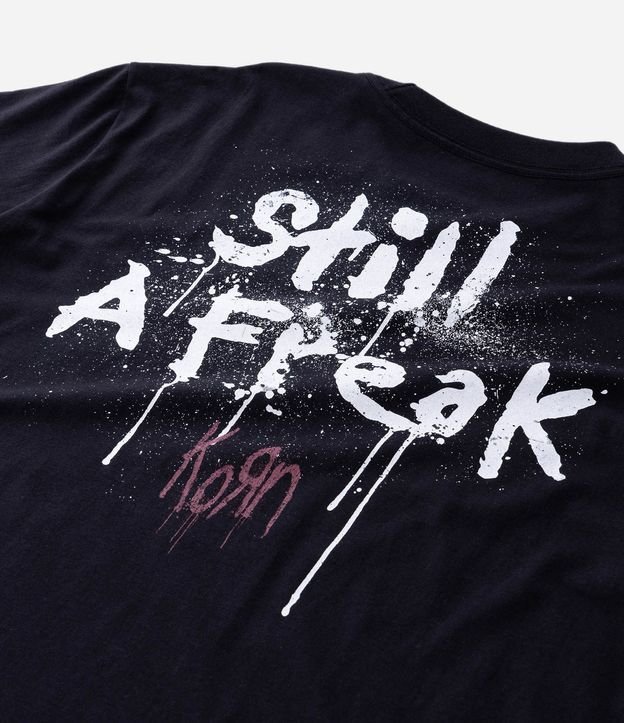 Remera Manga Corta en Algodón con Estampa Frontal de Korn 9