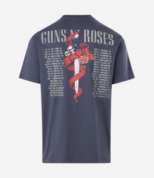 Remera Manga Corta en Algodón con Estampado Guns and Roses 8